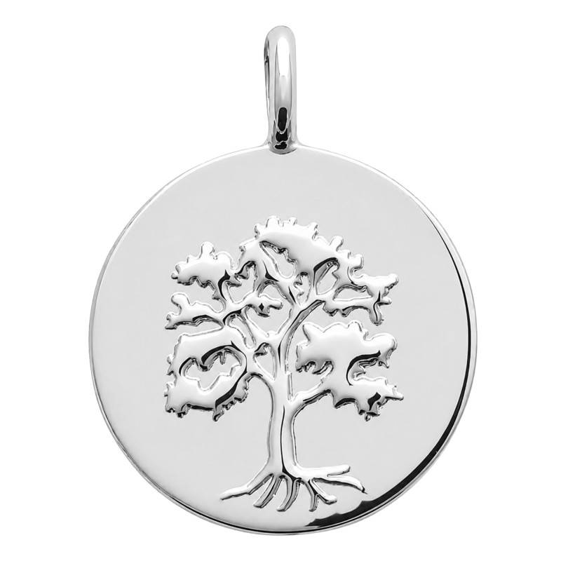 925/1000 Silver Tree of Life Pendant 18 mm Diameter - Lumiosa
