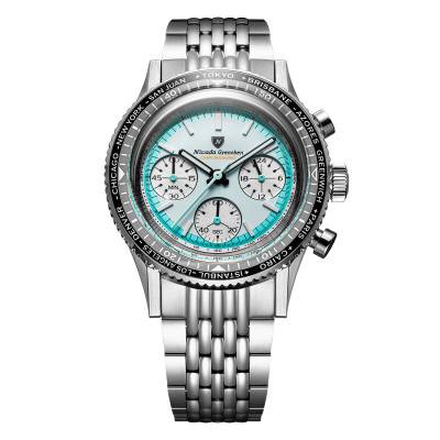 Chronoking Racing Grey Men's Watch 87056Q - Interchangeable Bezels - Nivada Grenchen