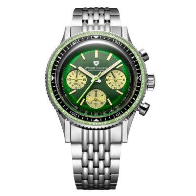 Chronoking Racing Green Men's Watch 87057Q - Interchangeable Bezels - Nivada Grenchen