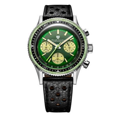 Chronoking Racing Green Men's Watch 87057Q - Interchangeable Bezels - Nivada Grenchen