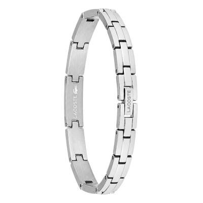 Bracelet Stencil en Acier, Longueur 19 cm Ajustable - 2040625 - Lacoste
