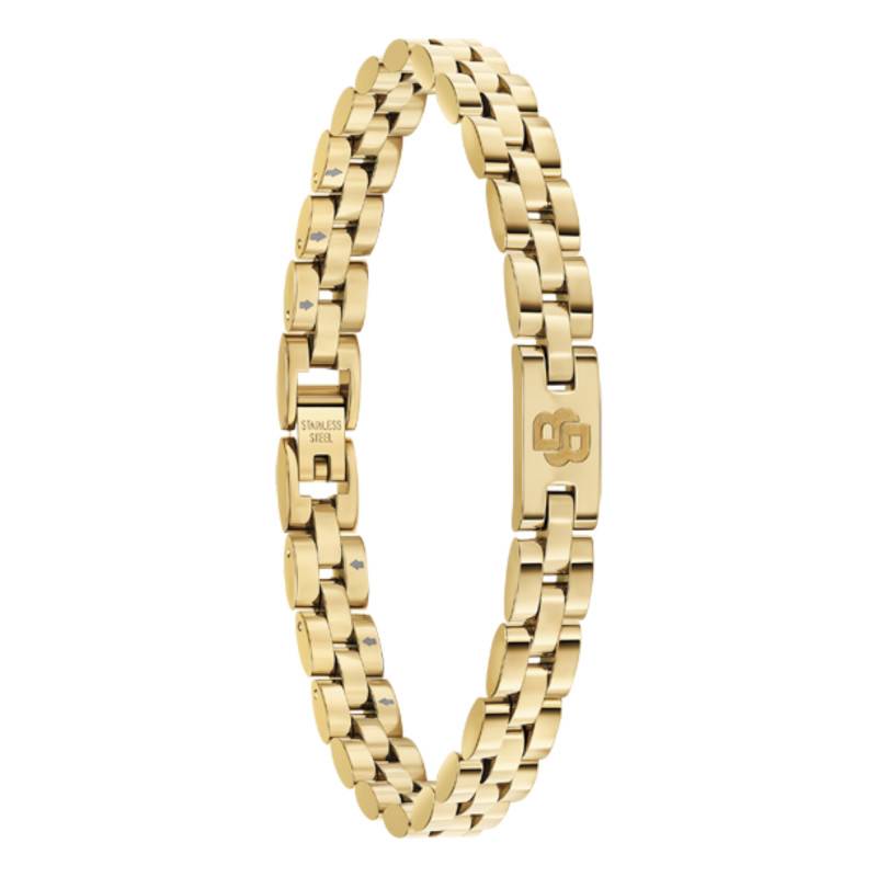 Gold-Tone Steel Archer Bracelet, 17.5 cm Adjustable Length - 1580889 - Boss