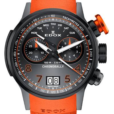 Montre Chronorally Chronograph 45 38003-TINGNOCAO-GNO - Edox