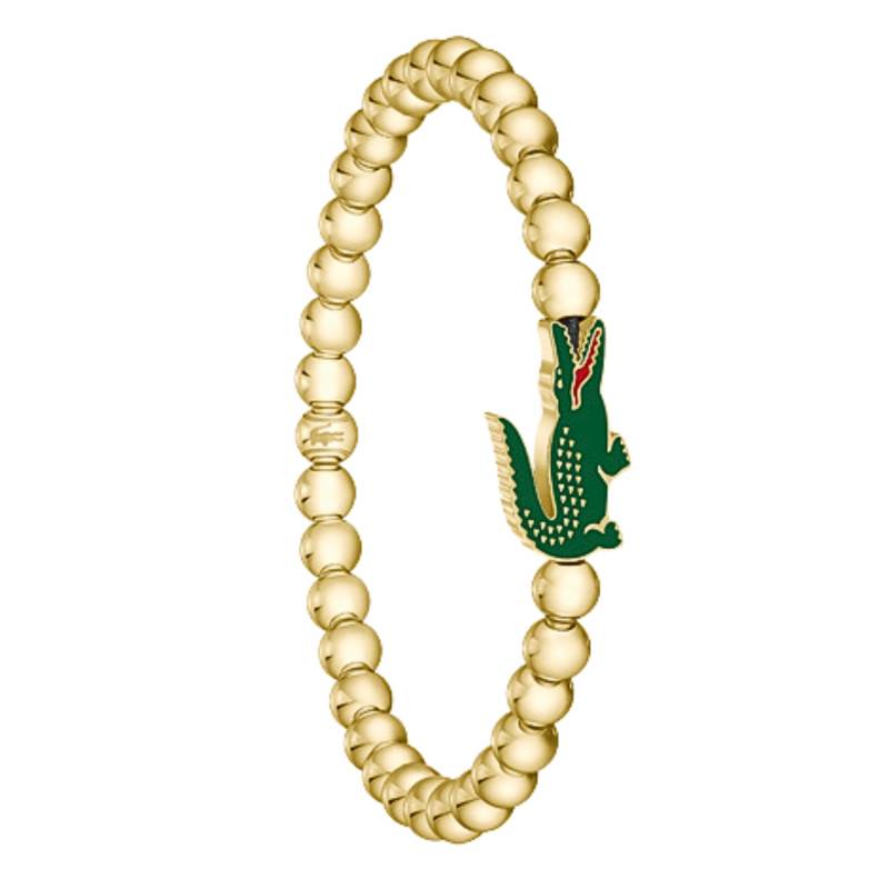 Gold-Tone Steel Matchpoint Bracelet, 18 cm Adjustable Length - 2040665 - Lacoste
