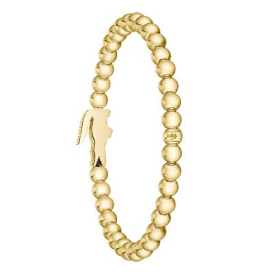 Gold-Tone Steel Matchpoint Bracelet, 18 cm Adjustable Length - 2040665 - Lacoste