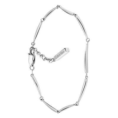 Bracelet Elongated Drops en Acier, Longueur 16 à 18,5 cm - 35000996 - Calvin Klein