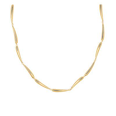 Collier Elongated Drops en Acier Doré, Longueur 40 cm Ajustable - 35000993 - Calvin Klein