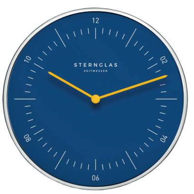 Naos Coast Blue Wall Clock S14-013 - Sternglas