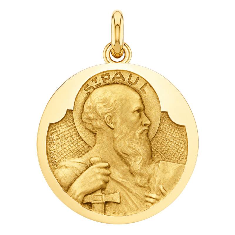 Médaille Saint Paul Or Jaune 750, Diamètre 15 mm à 20 mm - Becker