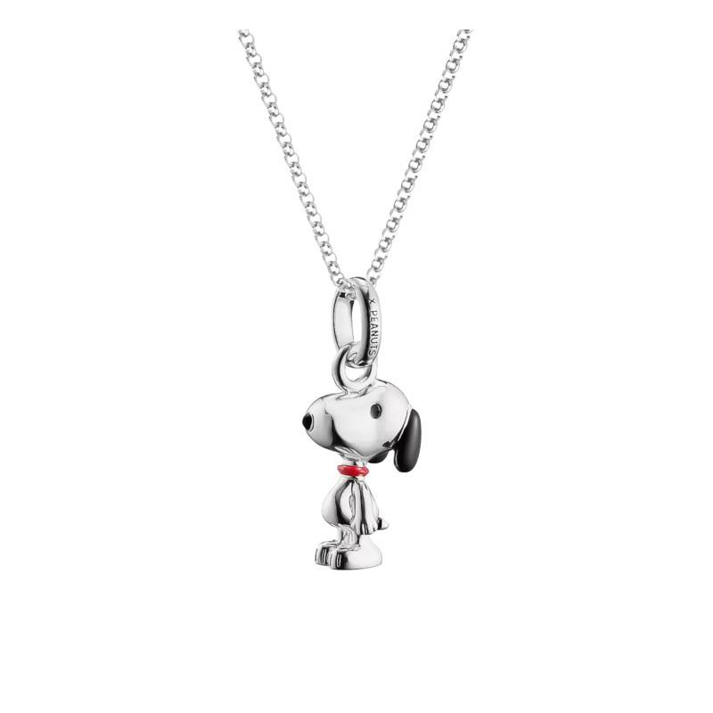 Snoopy Peanuts™ 925 Silver & Enamel Necklace, 40 cm to 45 cm Length - KE2357-664-7 - Thomas Sabo
