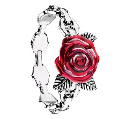 Bague Rose Romance en Argent 925 & Émail - TR2482-664-10 - Thomas Sabo