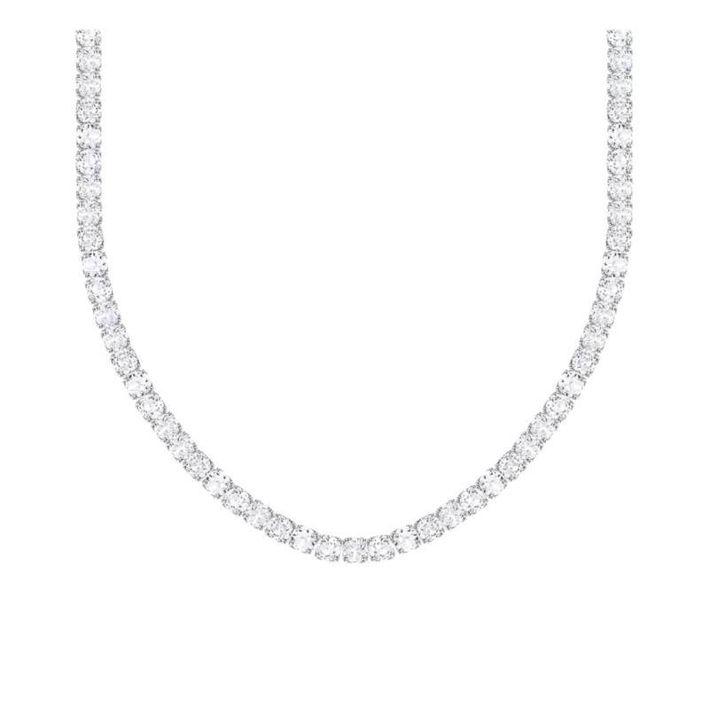 Collier Chaîne Tennis Classique en Argent 925 & Oxydes de Zirconium, Longueur 34 cm Ajustable - KE2303-051-14 - Thomas Sabo