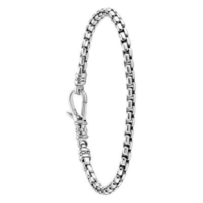 Bracelet Maille Vénitienne en Argent 925, Longueurs 18 cm et 20 cm, Largeur 4 mm - A2186-637-21 - Thomas Sabo