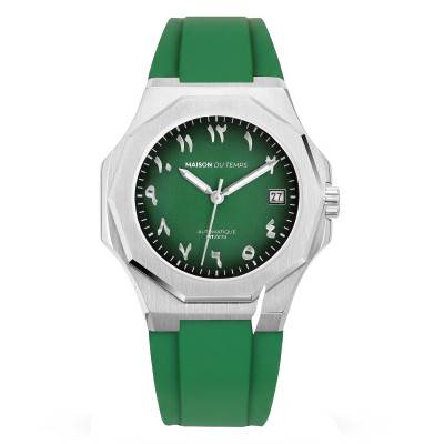 Montre MTZeta Arabic Vert Silicone Vert 1003-SV - Maison du Temps