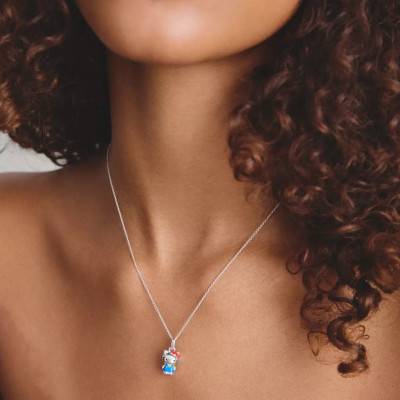 Collier Hello Kitty en Plaqué Argent & Émail Multicolore, Longueur 40 cm Ajustable - KE2389-M06-7-L45V - Thomas Sabo