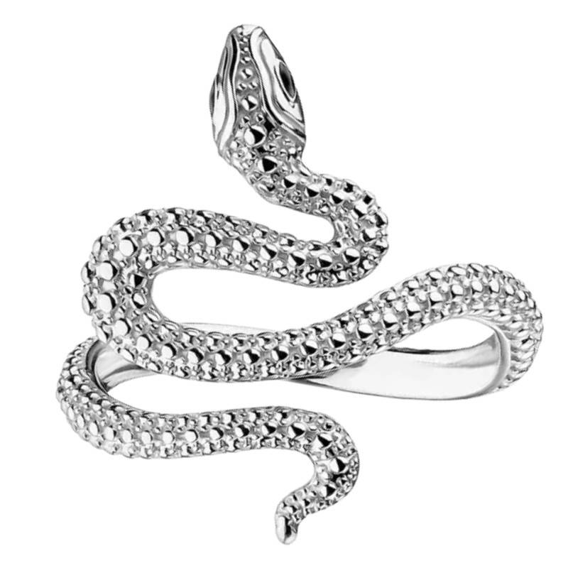 925 Silver & Enamel Tempting Romance Snake Ring - TR2483-664-21 - Thomas Sabo