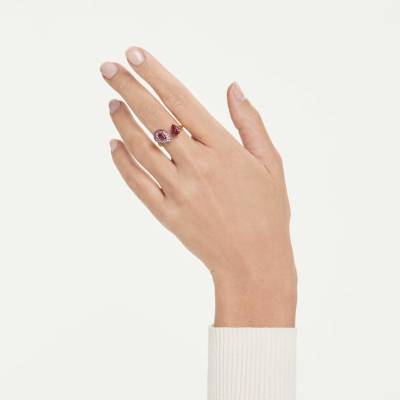 Bague Cocktail Sublima Poire Rouge en Métal Doré & Oxydes de Zirconium - 5752897 - Swarovski