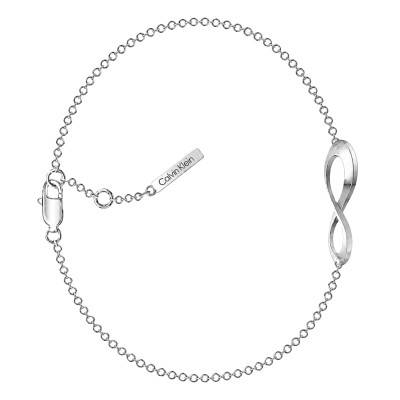 Stainless Steel Everlasting Bracelet, Adjustable Length 16 cm - 35001006 - Calvin Klein