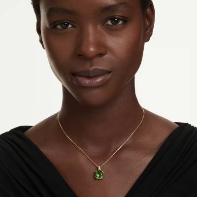 Millenia Green Crystal & Gold-Tone Metal Necklace, 38 cm Adjustable Length - 5764821 - Swarovski