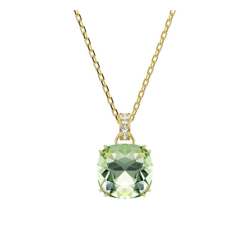 Millenia Green Crystal & Gold-Tone Metal Necklace, 38 cm Adjustable Length - 5764821 - Swarovski
