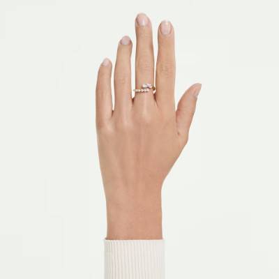 Bague Ouverte Mesmera Métal Doré & Oxydes de Zirconium Blancs - 5747969 - Swarovski