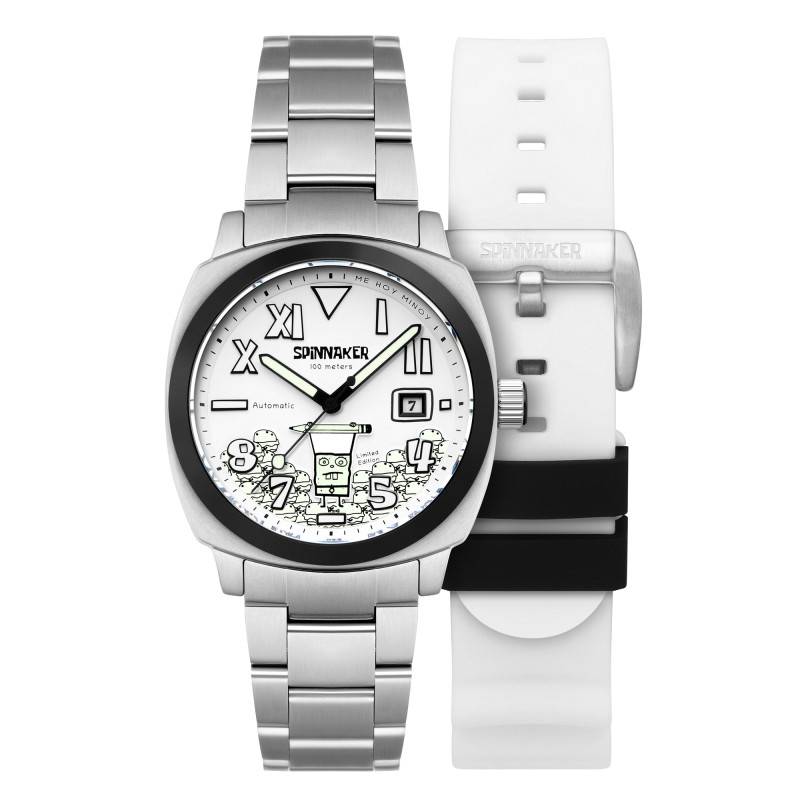 Spinnaker Hull California Automatic SpongeBob SquarePants DoodleBob Limited Edition SP-5174-11 Watch - Spinnaker