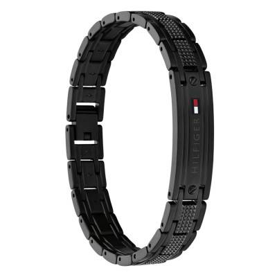 Bracelet Oxford en Acier Noir, Longueur 19 cm - 2790732 - Tommy Hilfiger