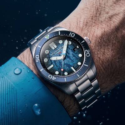 Montre Croft Mid-Size Automatic Dolphin Project Limited Edition SP-5177-11 - Spinnaker