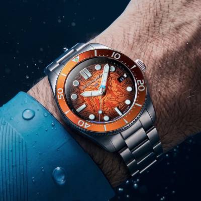 Montre Croft Mid-Size Automatic Dolphin Project Limited Edition SP-5177-33 - Spinnaker