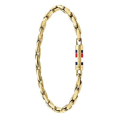 Bracelet Men's Chains en Acier Doré, Longueur de 17 cm - 2790748S - Tommy Hilfiger
