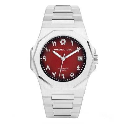 Montre MTZeta Arabic Rouge - Maison du Temps