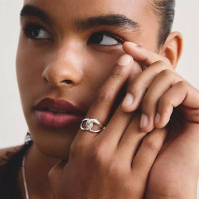 Bague Together Entrelacée en Argent 925 & Oxydes de Zirconium - TR2547-051-14 - Thomas Sabo