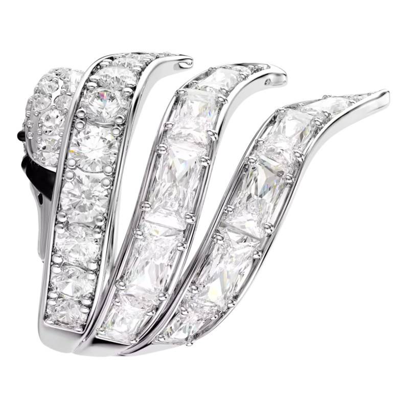 Bague Cocktail Vienna Cygne en Métal Rhodié & Cristaux Blancs - 5762206 - Swarovski