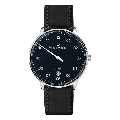 Montre Neo Plus Noir / Bleu Azur NE402T - MeisterSinger