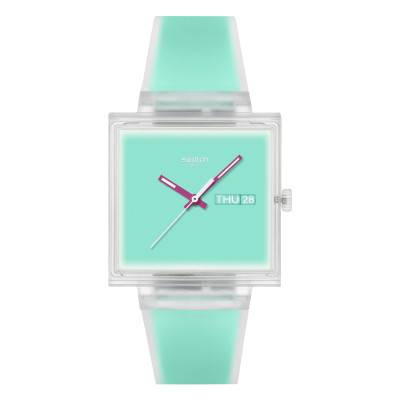 Montre What If...See Thru Mint ? SO38K702 - Swatch