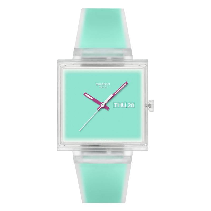 Watch What If...See Thru Mint? SO38K702 - Swatch