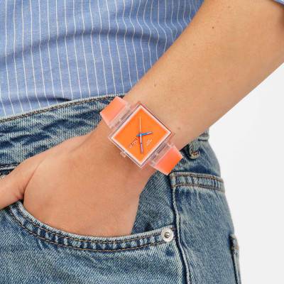 Montre What If...See Thru Orange ? SO38K704 - Swatch