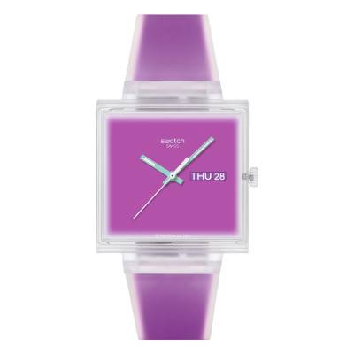 Montre What If...See Thru Magenta ? SO38K705 - Swatch