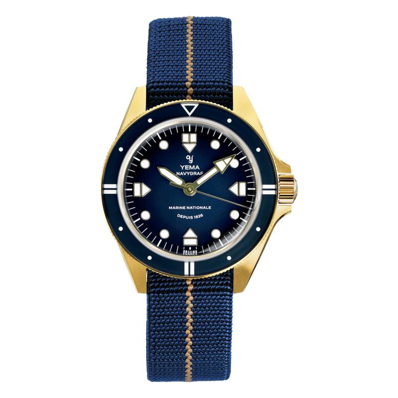 Yema Navygraf Marine Nationale 400th Anniversary Edition Watch YMHF1591MN-GG - Yema