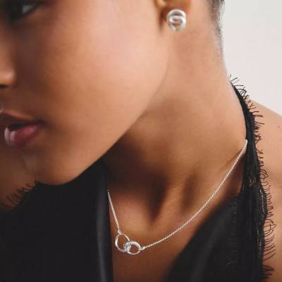 925 Silver & Cubic Zirconia Together Necklace, 40 cm to 45 cm Length - KE2380-051-14 - Thomas Sabo