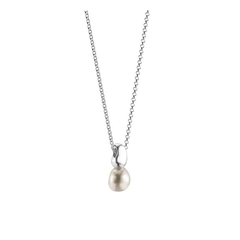 Collier Bold Elegance en Argent 925 & Perle, Longueur de 40 cm à 45 cm - KE2318-082-14 - Thomas Sabo