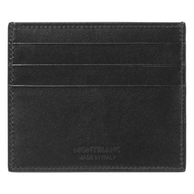 Coffret avec un stylo-bille PIX noir et un porte-cartes 6cc en cuir Meisterstück - Montblanc