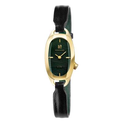 Draped Oblong Emerald Watch - March LAB