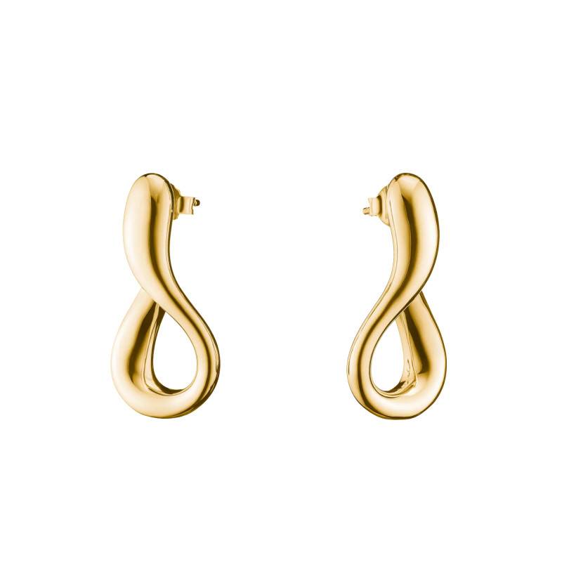 Classics Yellow Gold-Tone Metal Drop Earrings - H2362-M01-39 - Thomas Sabo