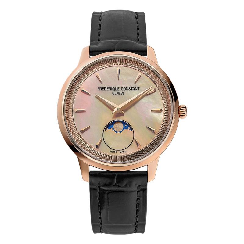 Montre Classics Moneta Moonphase 34 mm FC-206MPSAL2S4 - Frédérique Constant