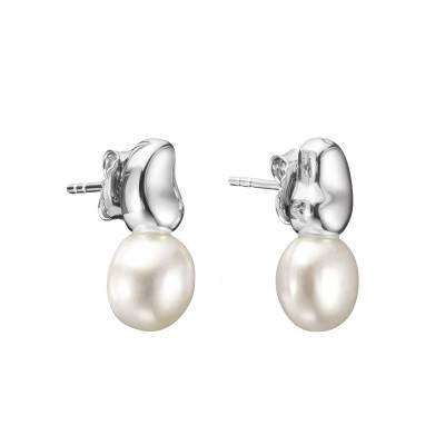 Boucles d'Oreilles Bold Elegance en Argent 925 & Perles - H2320-082-14 - Thomas Sabo
