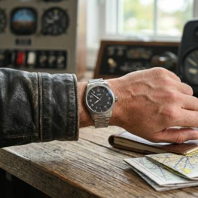 Montre ProPilot Date Noire 01 733 7805 4164-07 8 20 04LC - Oris