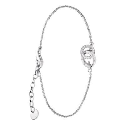 Together 925/1000 Silver & Zirconia Bracelet, Length 16 cm to 19 cm - A2239-051-14-L19V - Thomas Sabo