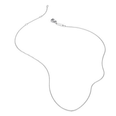 Silver-Plated Rolo Chain, Length 40 cm to 45 cm or 45 cm to 50 cm - KE1105-M02-21 - Thomas Sabo