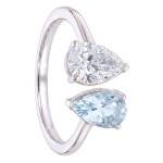 Aquamarine,Lab-Grown Diamond